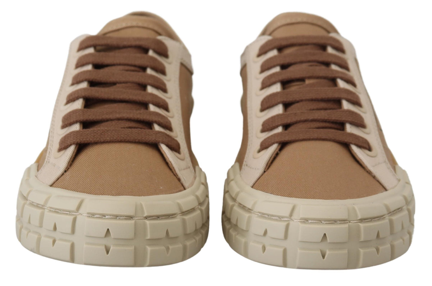 Elegant Bicol Gabardine Sneakers