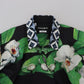 Multicolor Floral Slim Gold Formal Shirt