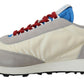 Elegant Low-Top Suede & Textile Sneakers