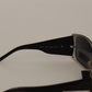 Elegant Monochrome Metal Sunglasses