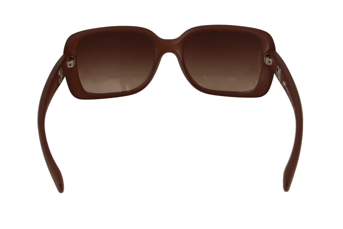 Chic Rectangular Brown Gradient Sunglasses