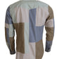 Multicolor Cotton Patchwork Slim Shirt