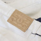 Elegant Ivory Straight-Fit Denim Jeans