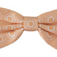 Elegant Silk Orange Bow Tie