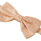 Elegant Silk Orange Bow Tie