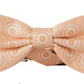 Elegant Silk Orange Bow Tie