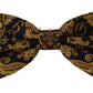 Elegant Silk Charcoal Bow Tie