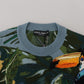 Jungle Embroidered Wool-Silk Sweater