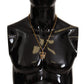 Regal Crown Pendant Necklace in Gold