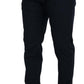 Blue Cotton Chino Formal Pants