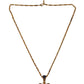 Regal Crown Pendant Necklace in Gold