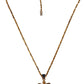 Regal Crown Pendant Necklace in Gold