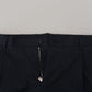 Blue Cotton Chino Formal Pants