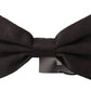 Elegant Silk Black Bow Tie