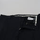 Blue Wool Chino Formal Pants