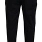 Black Cotton Chino Formal Pants