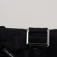 Black Cotton Chino Formal Pants