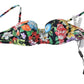 Multicolor Floral Print Swimwear Bikini Tops