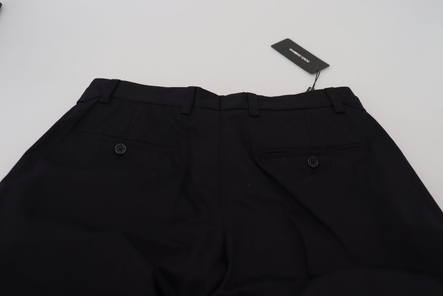 Black Cotton Chino Formal Pants