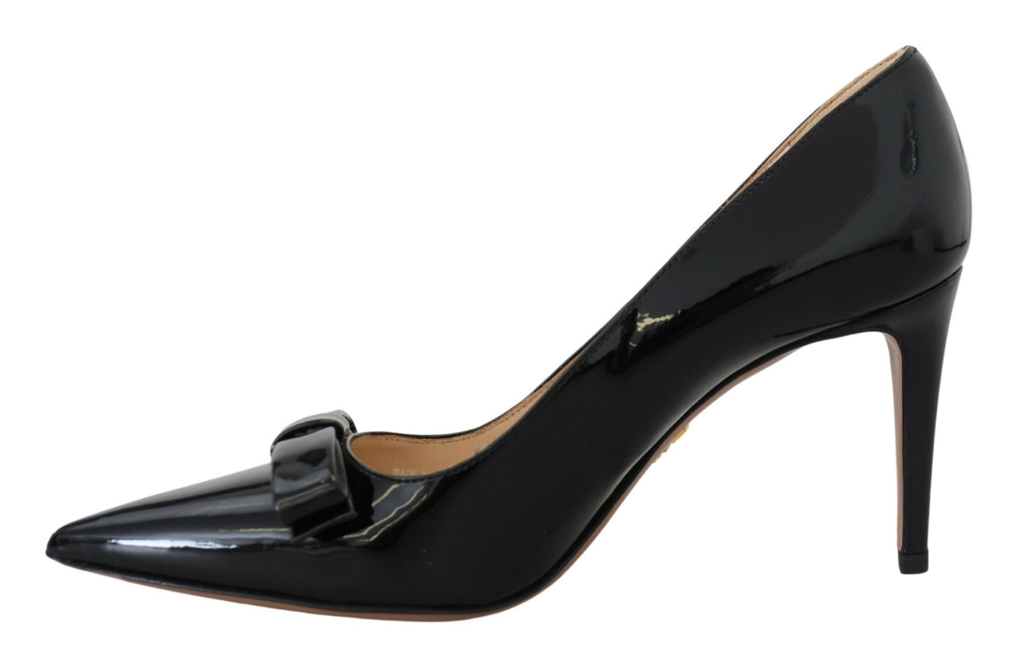 Elegant Patent Black Leather Pumps