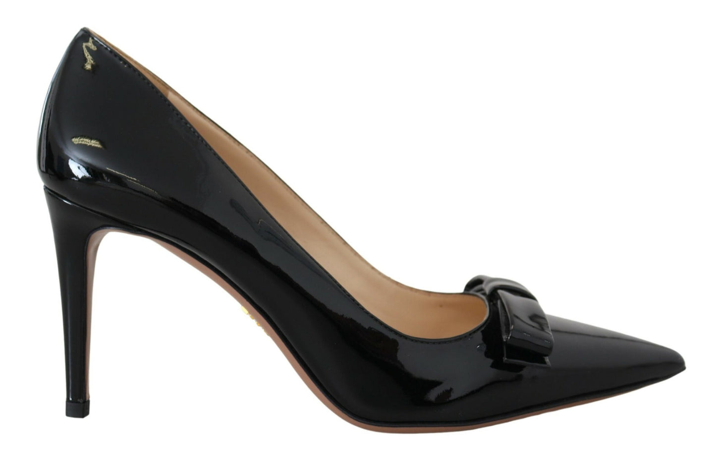 Elegant Patent Black Leather Pumps