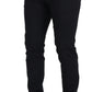 Black Wool Chino Formal Pants