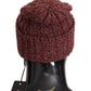 Bordeaux Cashmere Blend Beanie Hat