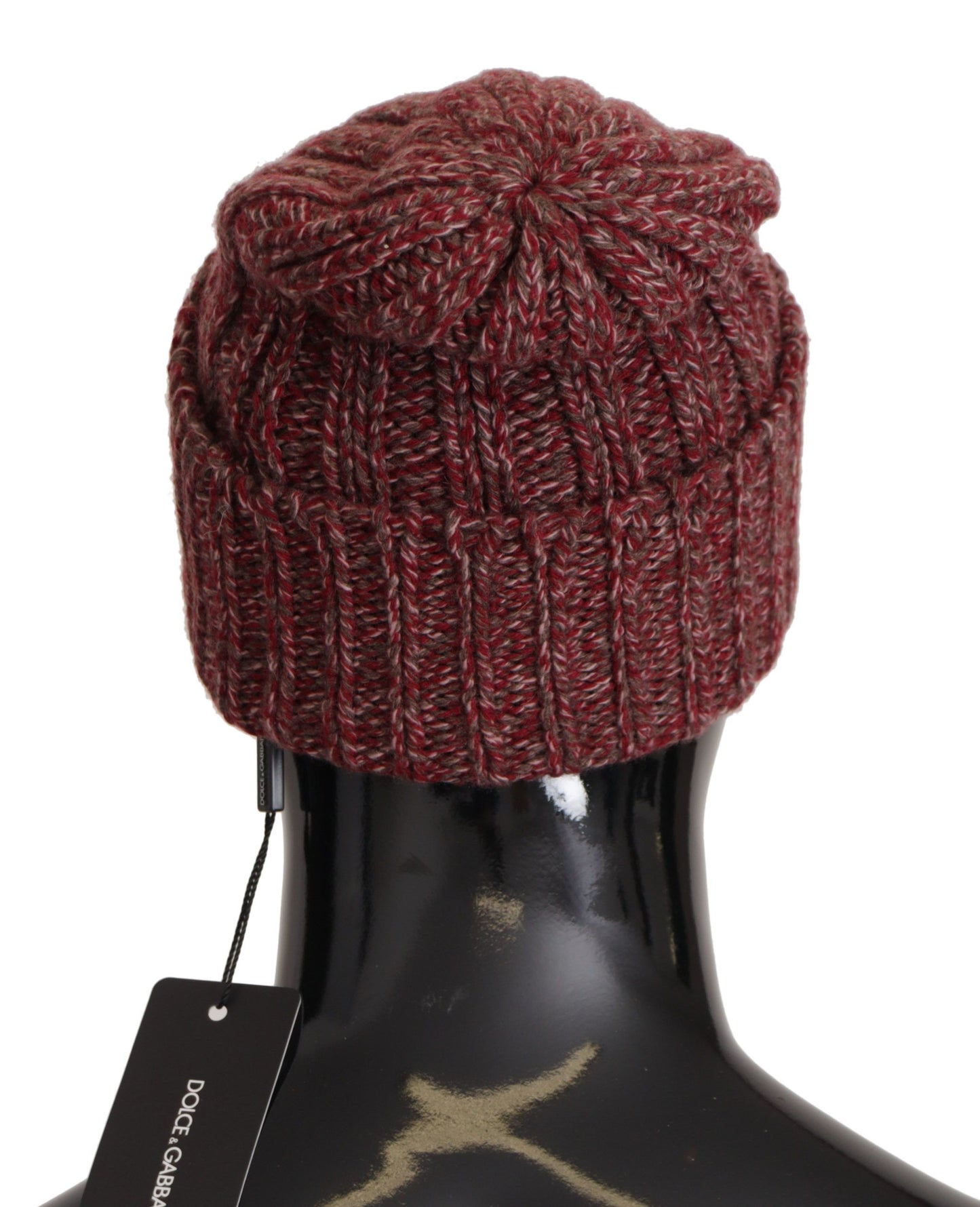 Bordeaux Cashmere Blend Beanie Hat