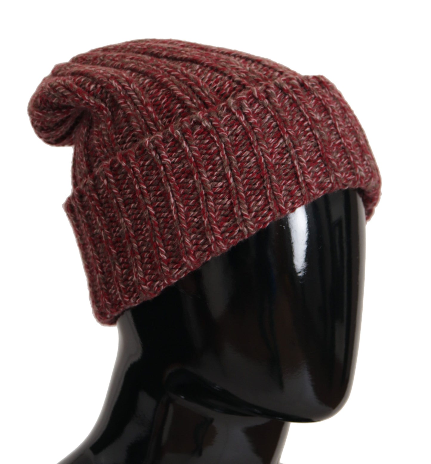 Bordeaux Cashmere Blend Beanie Hat