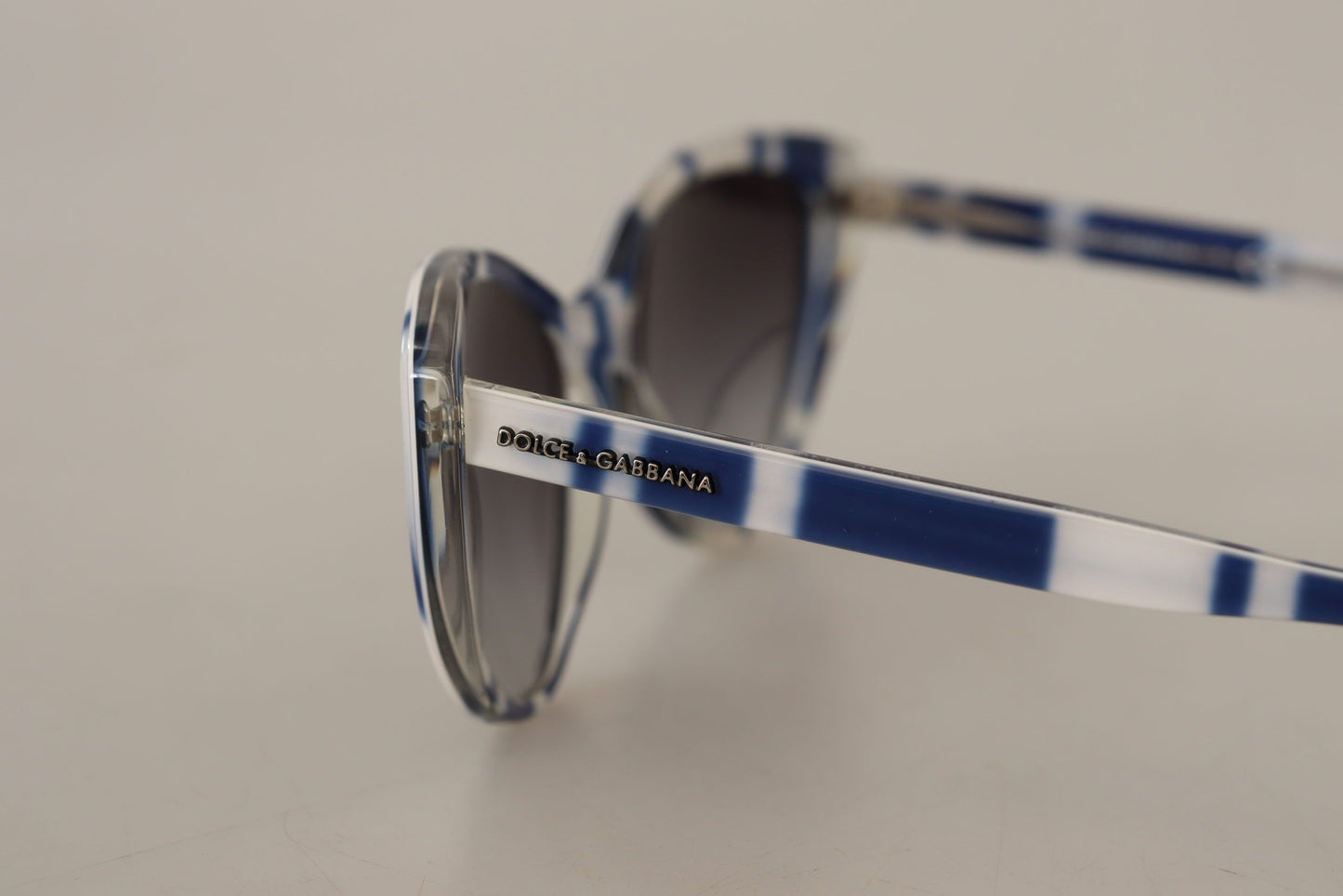 Elegant Blue & White Women's Sunglasses