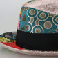 Eclectic Chic Multicolor Fedora Cap
