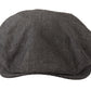 Gray Newsboy Men Capello Cotton Blend Hat