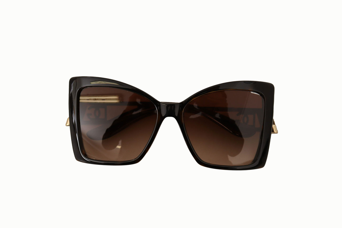 Chic Brown Gradient Women's Sunglasses