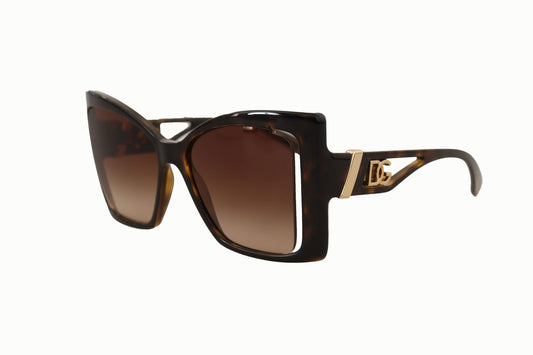 Chic Brown Gradient Women's Sunglasses