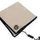 Elegant Silk Pocket Square in Gold and Black