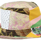 Multicolor Patchwork Bucket Fedora Cap