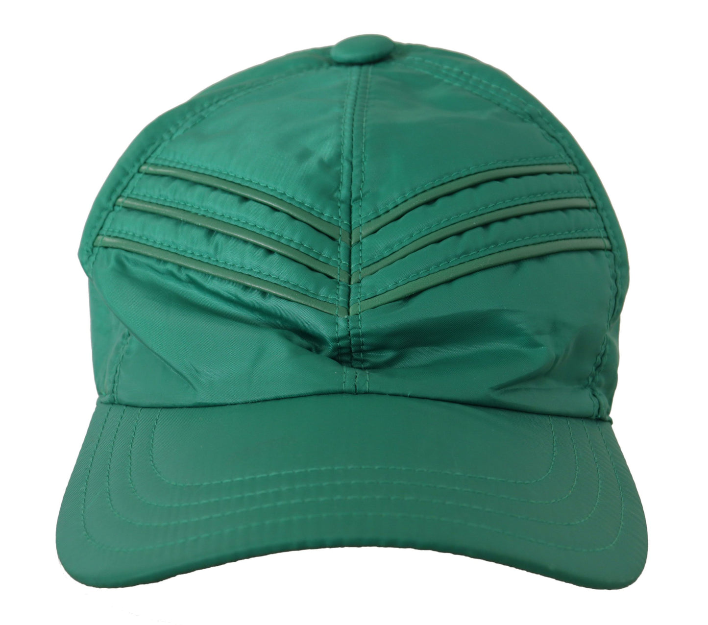 Elegant Green Cotton Baseball Hat