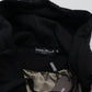 Black Nylon Hooded Full Zip Men Coat Jacket