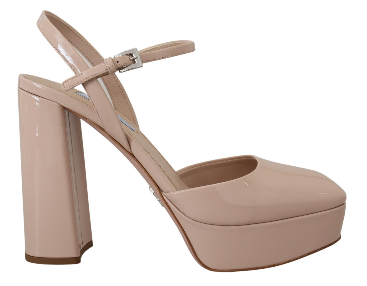 Chic Beige Platform Sandal Heels