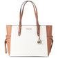 Gilly Large Vanilla Signature PVC Travel Drawstring Tote Hand Bag