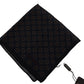 Elegant Gray Wool Pocket Square Handkerchief
