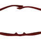 Elegant Red Full-Frame Designer Sunglasses