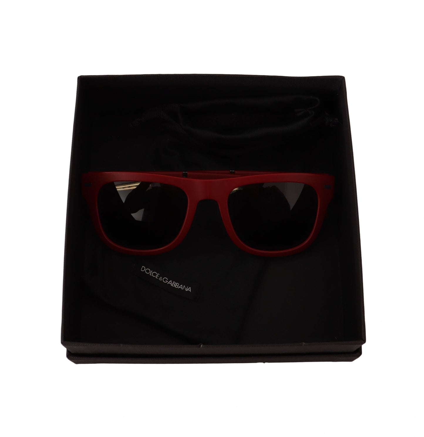 Elegant Red Full-Frame Designer Sunglasses