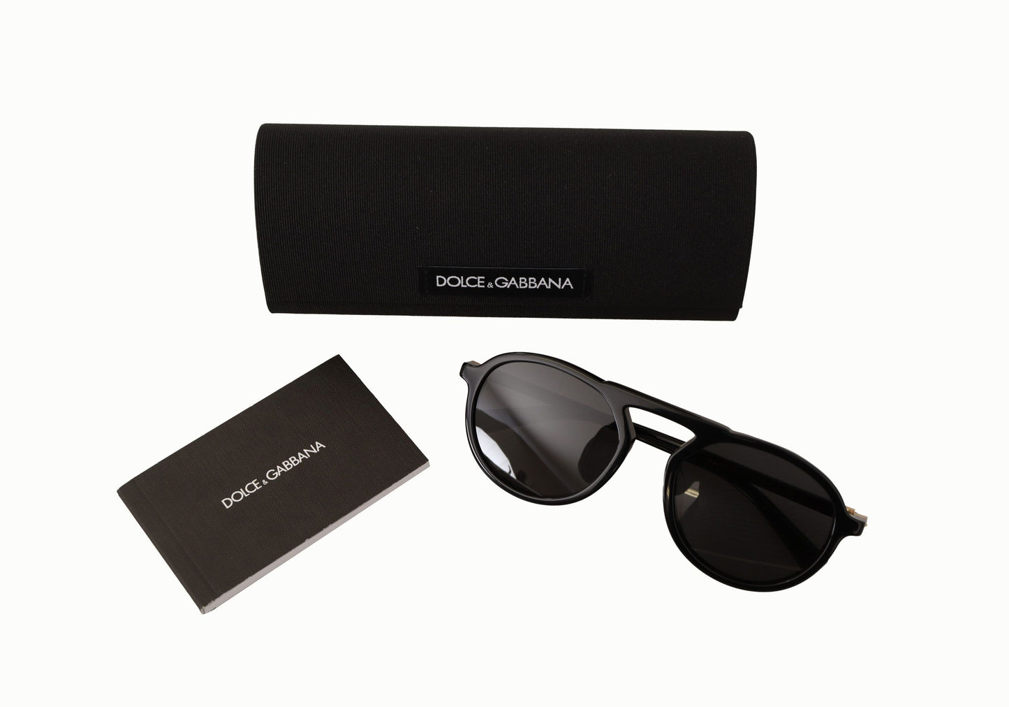 Elegant Black Full-Frame Sunglasses