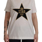 Iconic Crown Star Print Crew Neck Tee
