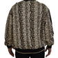 Beige Cotton Pullover Sweater - Elegant Men's Wear