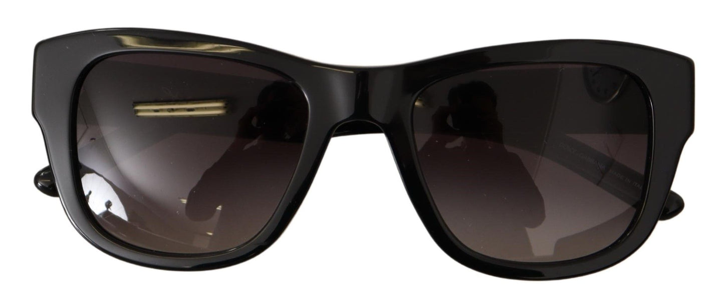 Chic Black Frame Grey Lens Sunglasses