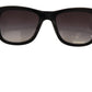 Chic Black Frame Grey Lens Sunglasses