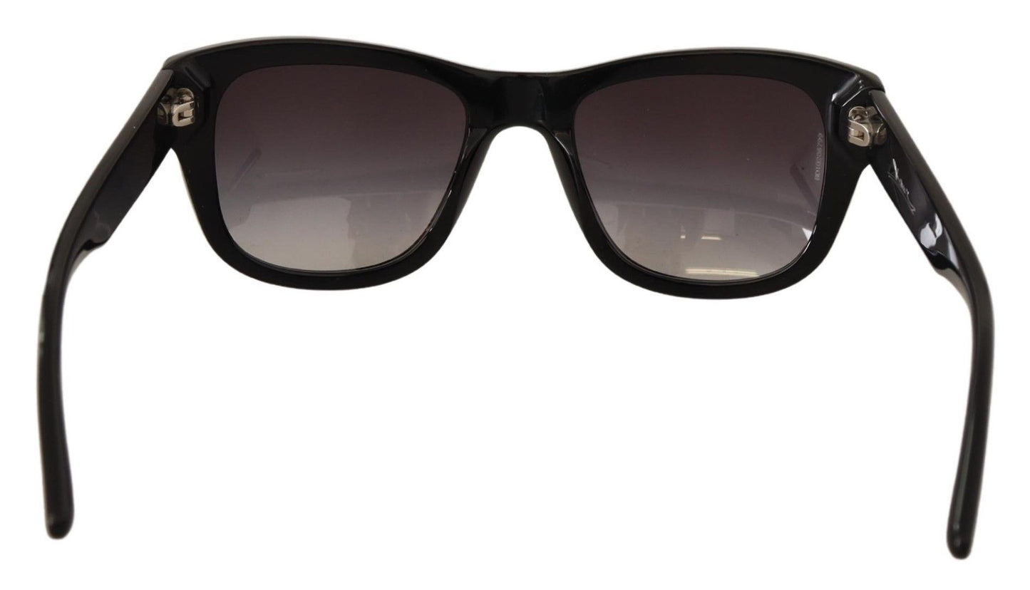 Chic Black Frame Grey Lens Sunglasses