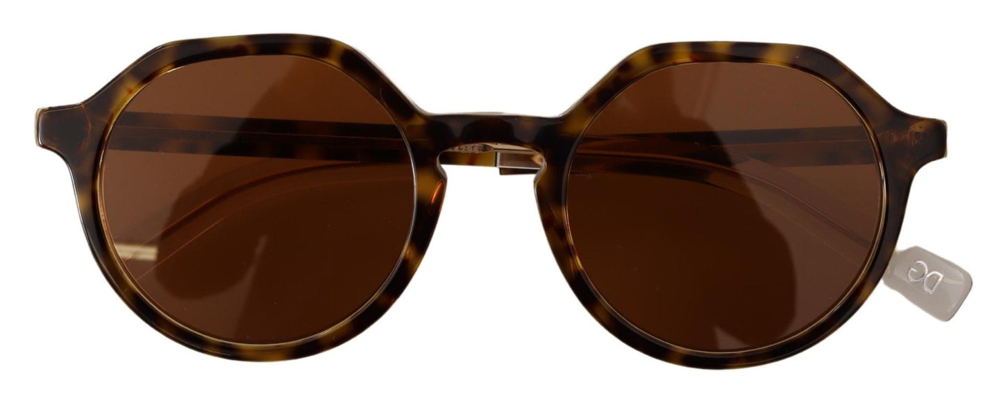 Elegant Brown Acetate Sunglasses for Women